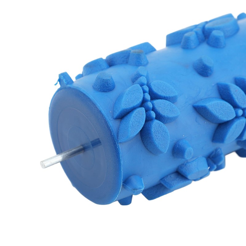 Patterned Paint Roller, 5 Inch Embossing Texture Rubber Roller Decorative