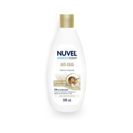Nuvel Crema Corporal Antiedad con Baba de Caracol 500 ML  Crema Líquida Humectante y Regeneradora  Para Firmeza y Elasticidad de la Piel              