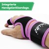 NetroxSports® Training Gloves with Wrist Bandage for Strength Training, Bodybuilding