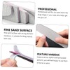 Healeved 10 Pack Double-sided Nail Files Random Patterns Grit for