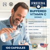 FREEDA Buffered Vitamin C 500mg – Non-Acidic Calcium Ascorbate –