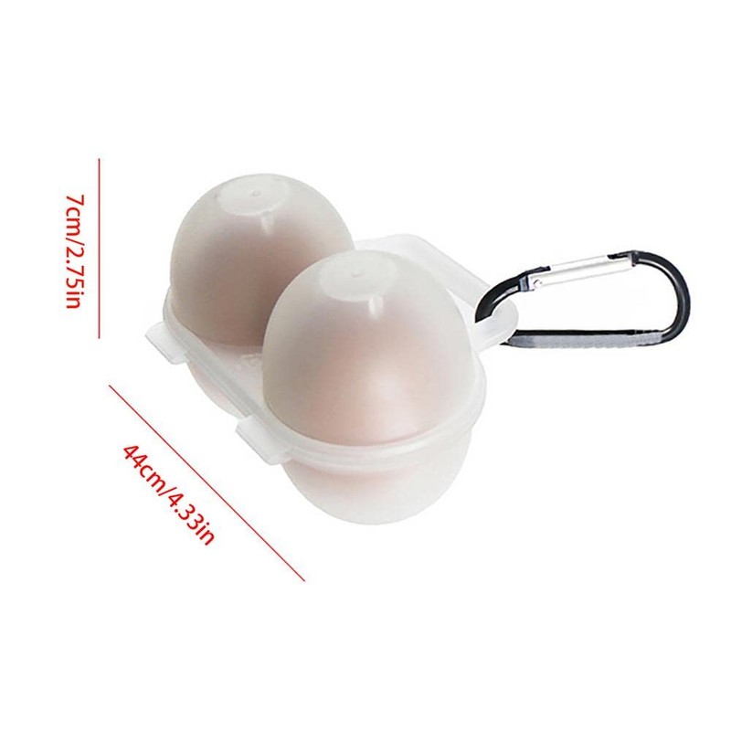 RoseFlower Protable Egg Carrier, Grid Egg Holder with Buckle -