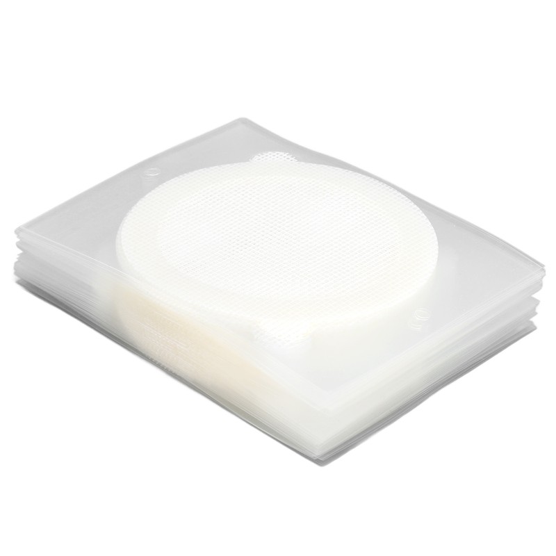 50 Pieces Floor Drain Covers Single Use Fiberglass Shower Drain