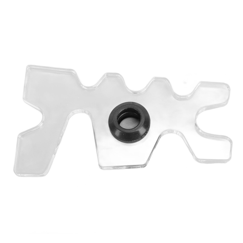Clear Plastic Pool Billiard Cue Bridge Head Pool Stick Holder