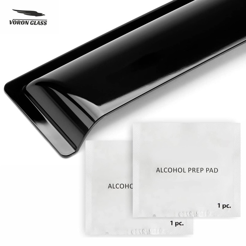 Voron Glass Tape-on Extra Durable Rain Guards for Dodge Durango