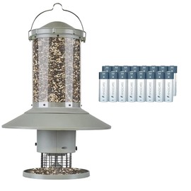 Wingscapes Classic Green Autofeeder w/Batteries Bundle