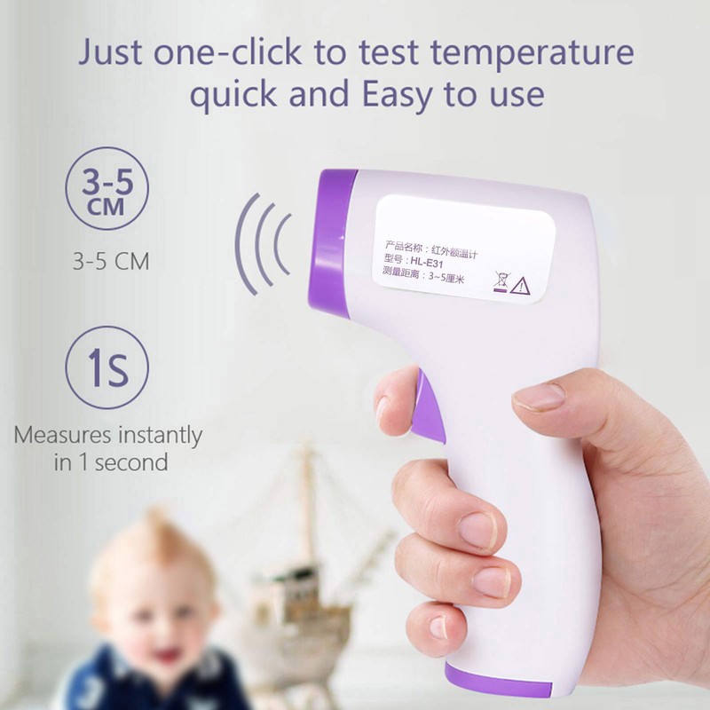 Infrared Forehead Thermometer High Accuracy Instant Reading Contactless Electronic Thermometer