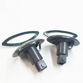 SMT-Smoke Side Fender Lights with LEDs Compatible With 1999-2010 F-350/F-450 Super Duty Dually trucks with factory installed fender lights By SMT [B011HE76ZO]