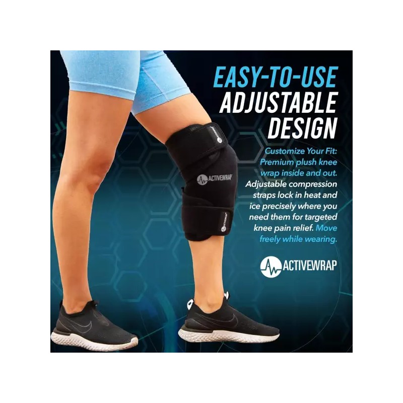 AW ACTIVEWRAP 액티브랩 무릎 스팩 젤 패드 2개 PT 설계의