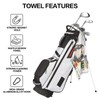 ZZHAO Magnetic Golf Towel,Super Absorbent Microfiber Towels with Clip, Industrial