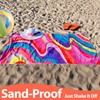 MintiMango Microfiber Beach Towel Oversized 71"X32" Lightweight -Quick Dry, Sand