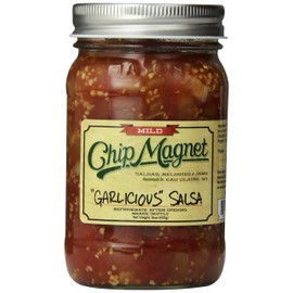 Chip Magnet Garlicious Salsa, Mild, 16 Ounce