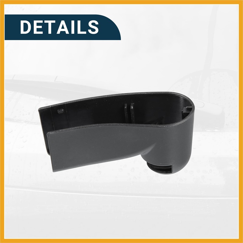 Partuto Car Rear Windshield Wiper Arm Nut Cover for Mini