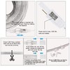 SURNIE LED Rope Lights Outdoor Warm White, Waterproof 33FT Cuttable