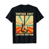 18 Years Old Gift Vintage 2007 Guitar Lover 18th Birthday
