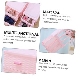 Levemolo 1pc Multi-layer Jewelry Case Drawer-type Desktop Organizer for Girls Compact Storage Box for Design for Easy Access
