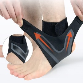 Cross Strap Ankle Support Brace 1P Football Running Ankle Band Marathon Ankle Support Right XL 1pc 3ea