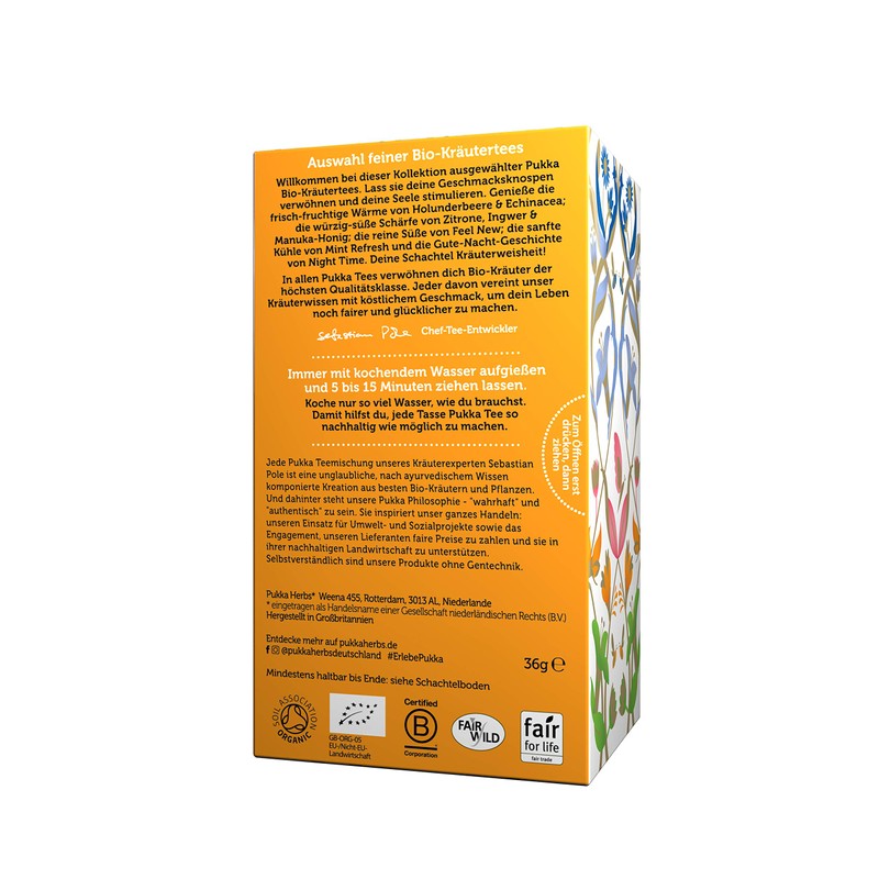 Kräutertee Selektion - 20 Aufgussbeutel