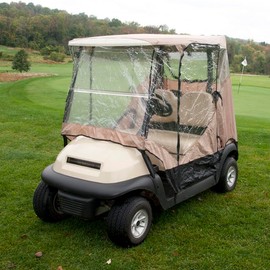 Budge Enclosure Golf Cart Cover, Drivable Outdoor Protection for Golf Carts, 83" L x 40" W x 53" H