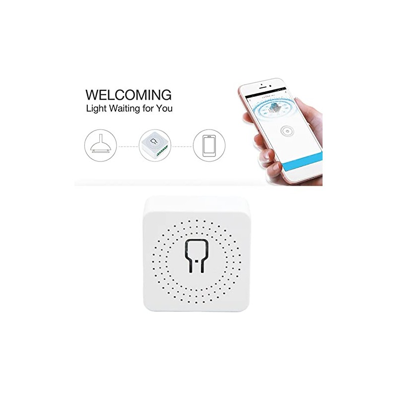 Mini Interruptor WiFi Inteligente, Módulo de Interruptor de Luz DIY,