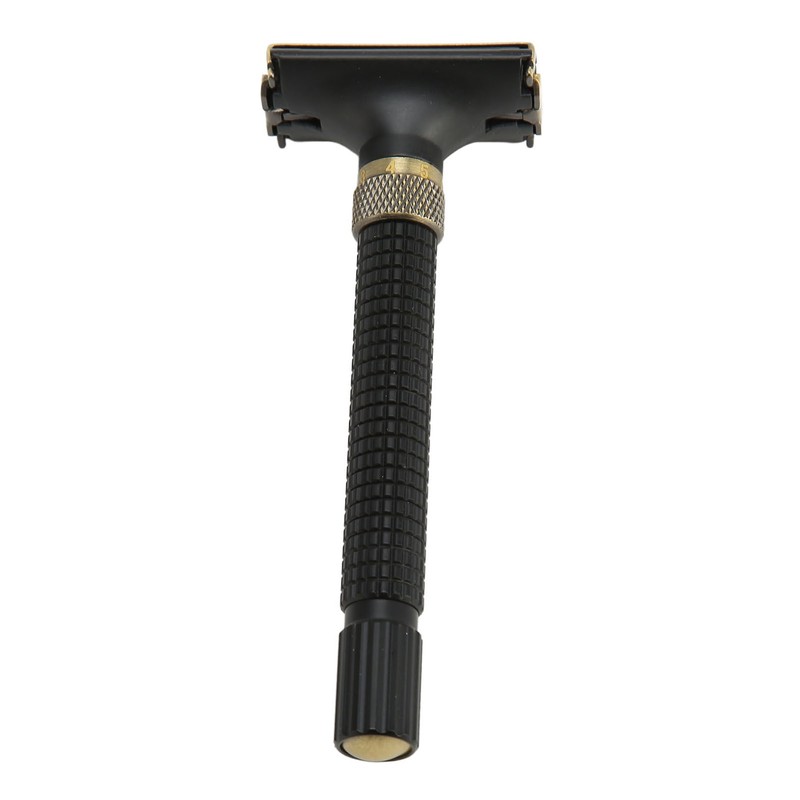 Double Edge Safety Trimmer Reusable Slip Resistant Metal Men Safety