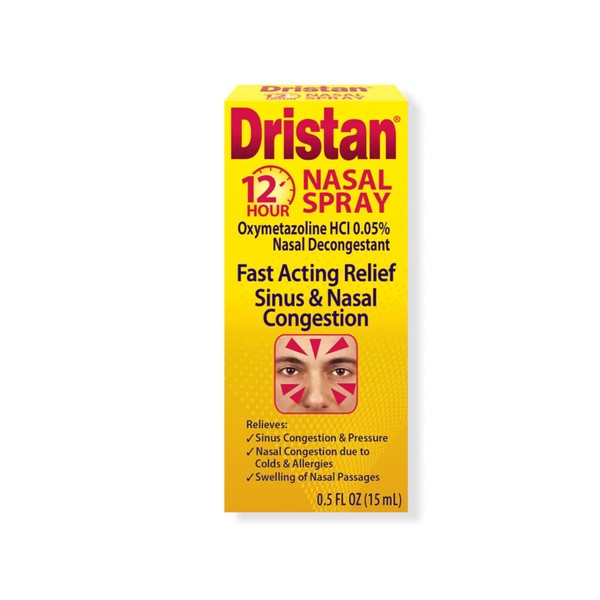 Dristan 12-Hour Nasal Spray, 0.5 Oz (Pack of 3) by