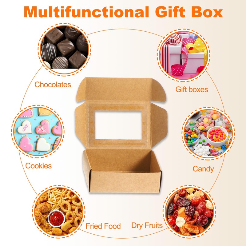 sourcing map 32Pcs Soap Packaging Boxes 2.4x3.3x1.2 Inch Kraft Soap