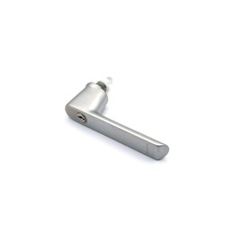 Schüco Lockable RC window handle, aluminium INOX Look 247038