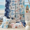 LEAONME Coastal Quilt Set Full/Queen Size - Lightweight Microfiber Reversible