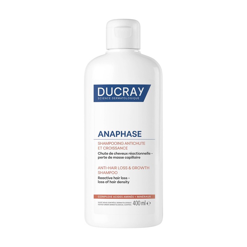 DUCRAY, Anaphase Shampoo Anticaída Ocasional, Fortalece el Cabello y Reduce