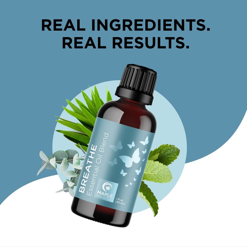 Maple Holistics Maple Holistics Essential Oil Set - Breathe Protect