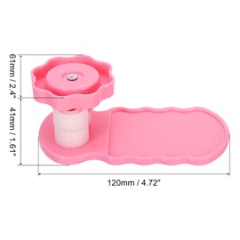 PATIKIL Paper Quilling Crimper, Slip Wave Shaper Making Tool Hand Winder Machine for Origami DIY Art Crafts, Pink