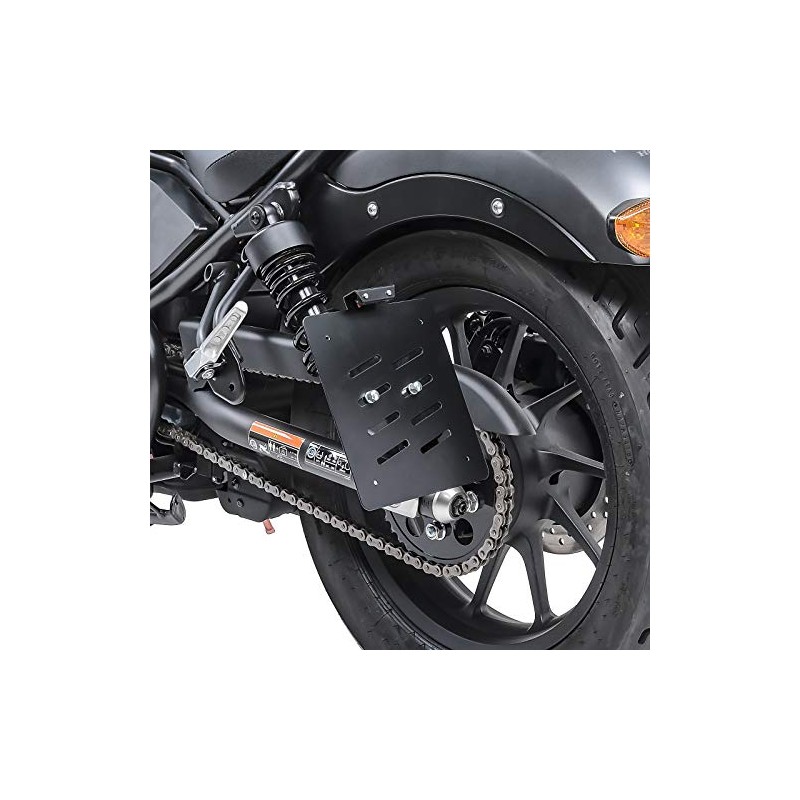 Side License Plate Holder Compatible with Chopper Cruiser Retro Universal