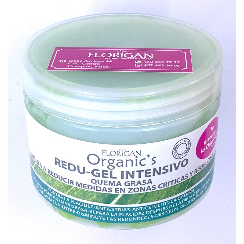 Redugel Intensivo Florigan Línea Organics 350grs.