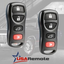 Llavero compatible con Nissan Armada / Infiniti QX56 2005 2006 2007 2007 sin llave (KBRASTU15), juego de 2