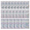 Magibeads 60Pcs Resealable Small Packaging Bags 2x4 3x5 4x6 Iridescent