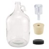 North Mountain Supply 1 Gallon Glass Fermenting Jug with Handle,