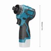 18V Lithium Screwdriver Adjustable 2 Speed Control Modes Multifunctional Repairing