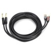 JORINDO Dual 6.35mm Male to Double RCA Male Cable Audio