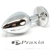 Praxia Jewelry, Plug, Size L, Maximum Diameter 1.6 inches (4.0