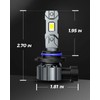 Marsauto M1S 9006 HB4 Bulbs, 30000LM Super Bright 9006 Bulb