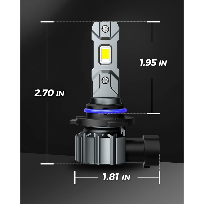 Marsauto M1S 9006 HB4 Bulbs, 30000LM Super Bright 9006 Bulb