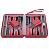 Engelhart - 250500 Travel Backgammon Set, Felt Inlay, 9" Deluxe