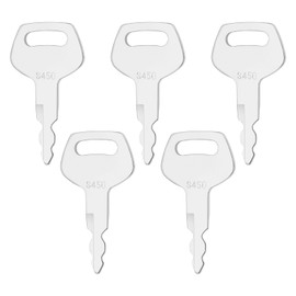 VGOL 5PCS S450 Ignition Starter Keys Compatible with Case IH Compatible with Linkbelt Compatible with JCB Compatible with Sumitomo Excavators Part Number 91069