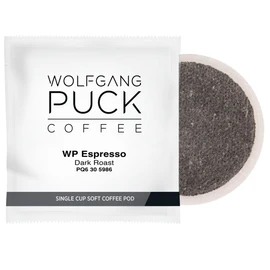 Wolfgang Puck Coffee Soft Pods, Espresso Blend, 18 count (Pack of 1)