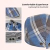 howkuhat Men's Flat Cap Beret Plaid Pattern Gatsby Ivy Irish
