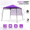 EAGLE PEAK 8x8 Pop Up Canopy Tent with Sidewall, Compact,
