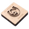 Leather Punching Die Wolf Shaped Alloy Steel and Birch High