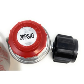 High Pressure Regulator Propane 0-20 PSI Adjustable Regulator with QCC1/Type1 Hose x 3/8" Female [948-999] for Propane Burner Turkey Fryer Smoker Appliance Stainless Steel hose (Hose length 8 FT)