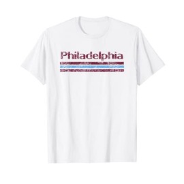 Philadelphia Pennsylvania Retro Vintage Weathered Throwback T-Shirt
